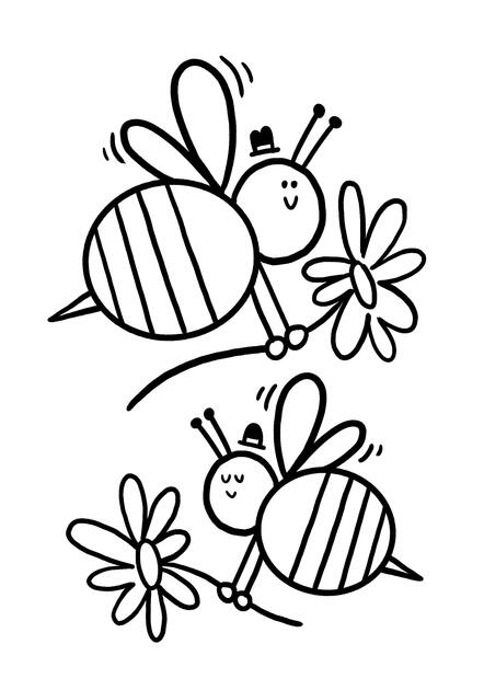 Coloring Bees