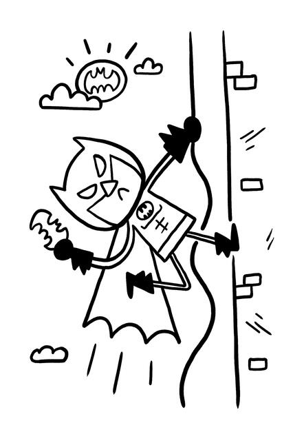 Coloring Batman